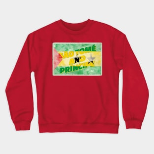 São Tomé and Príncipe Vintage style retro souvenir Crewneck Sweatshirt